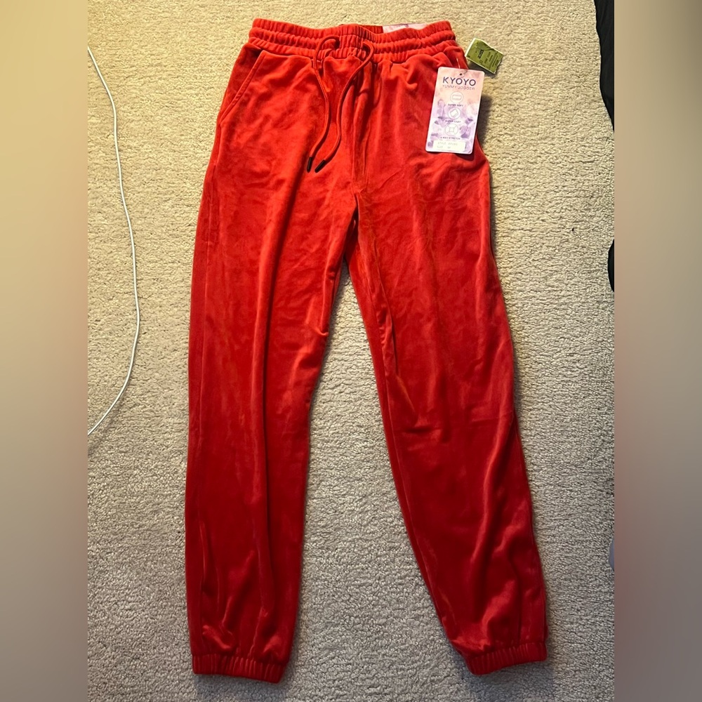 NWT KYOYO Red Velvet Lounge Pants